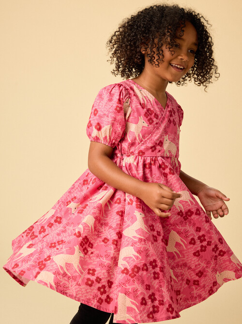 Tie Wrap Neck Dress