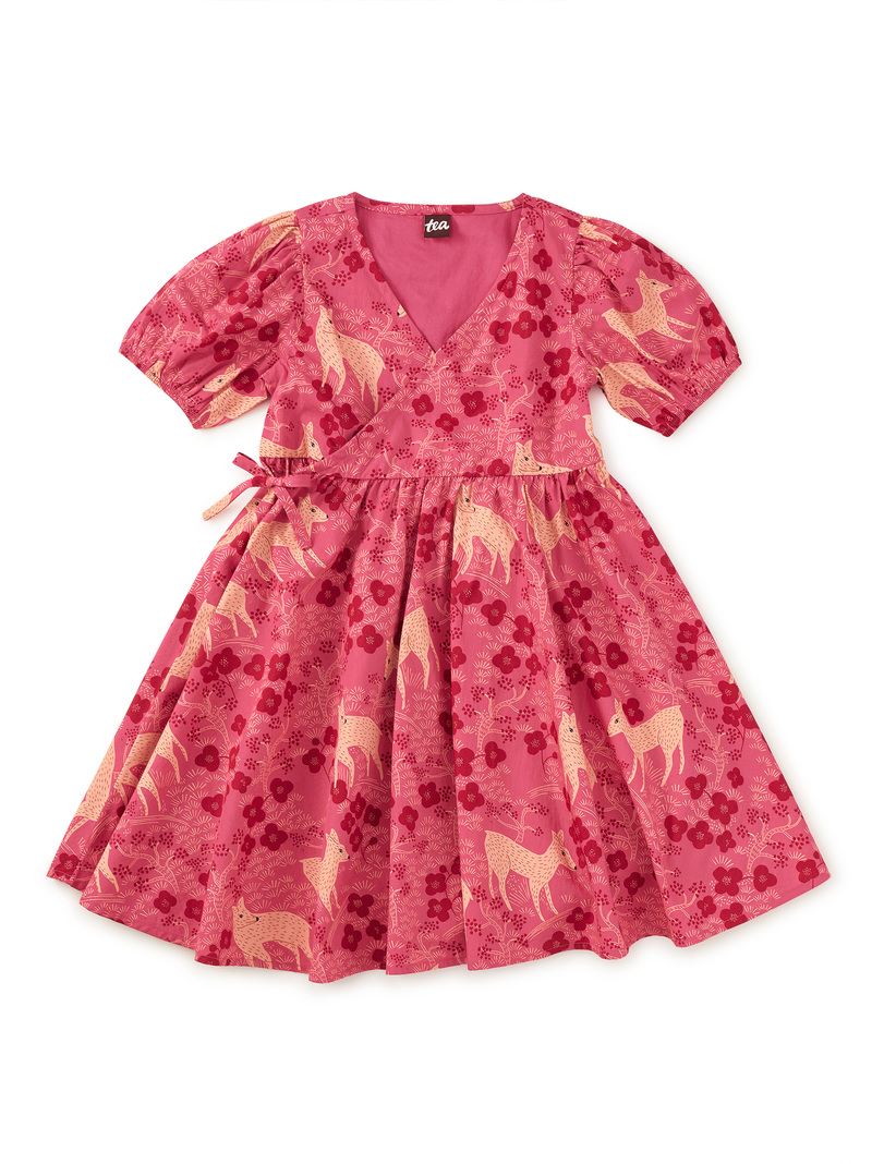 Tie Wrap Neck Dress