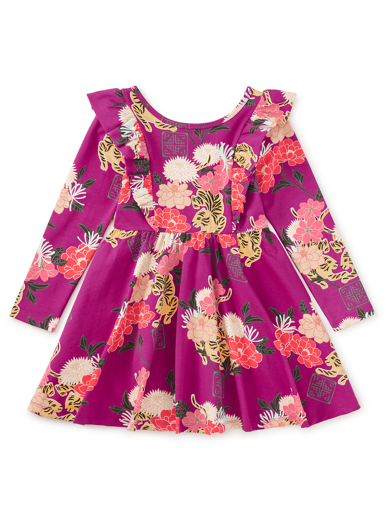 Ruffle Shoulder Ballet Dress