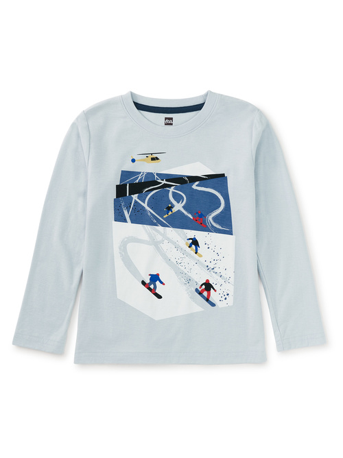  Ski Slopes Graphic Tee