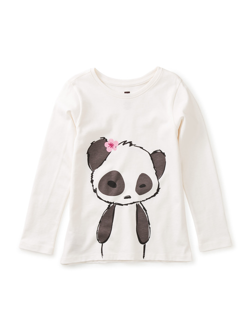  Panda Double Sided Graphic Tee