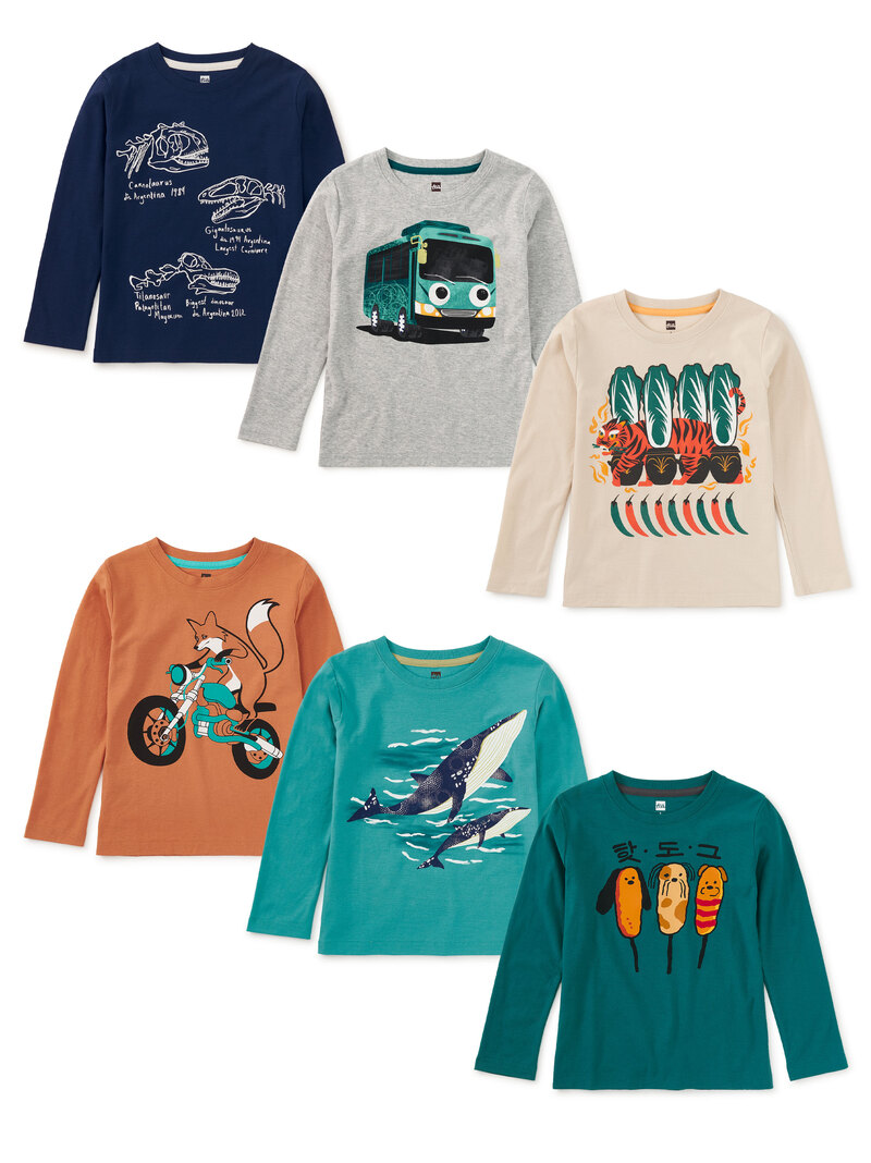 Global Adventures Graphic Tee Bundle (6-Pack)
