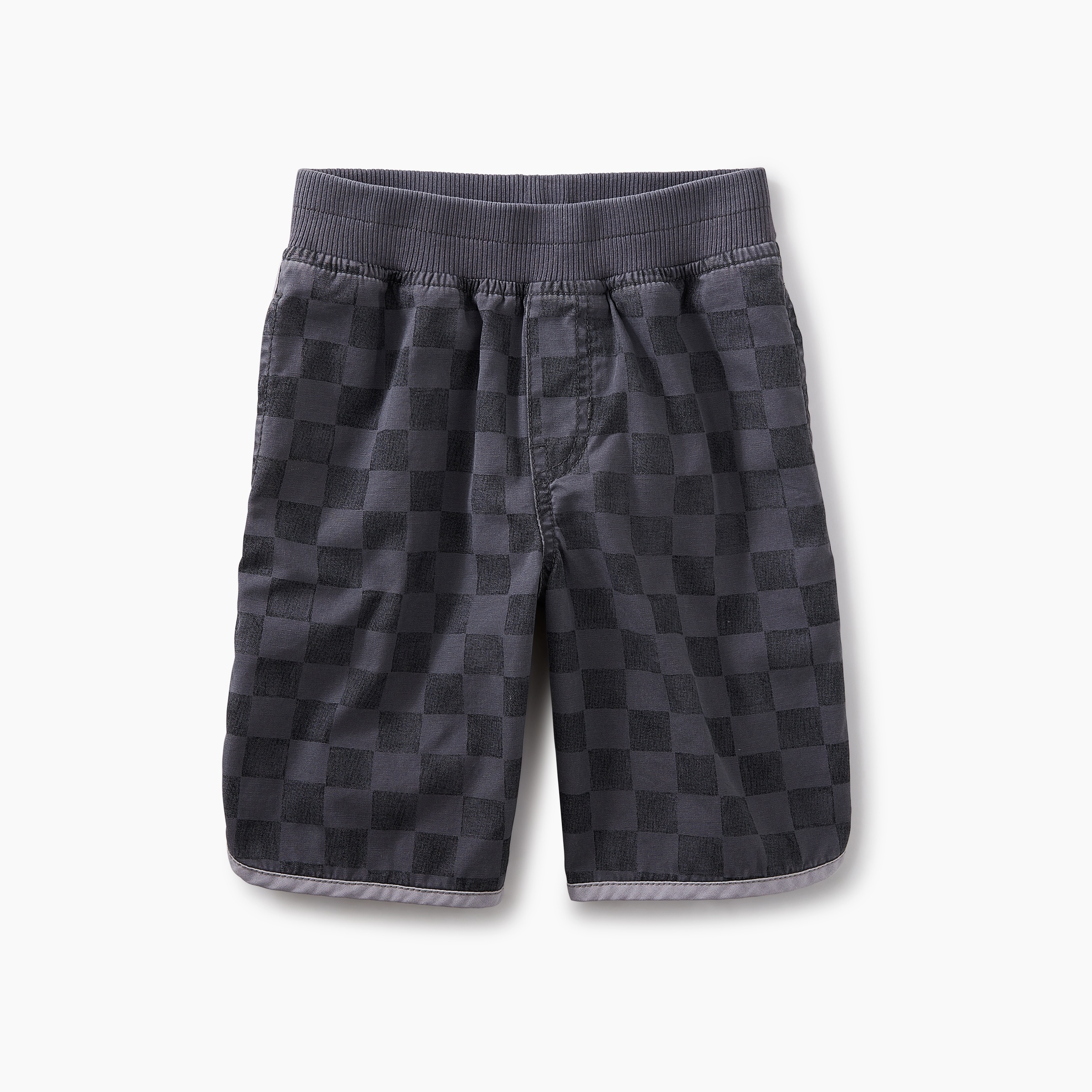 SHELTECH × R.KAMIYAMA BLACK PRINT SHORTS Black printed silk shorts – NOT SAFE FOR HUMANS