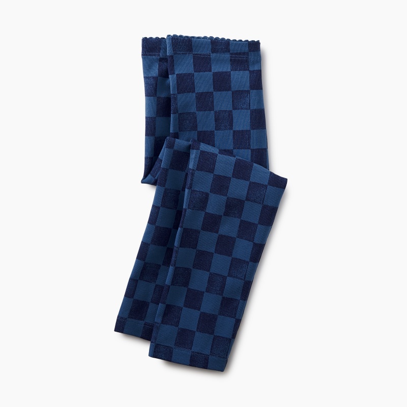 Checkered Capri Leggings