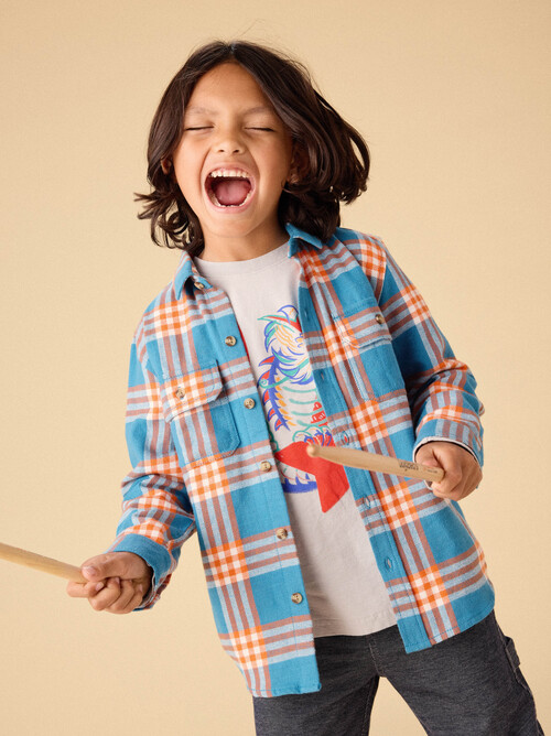 Flannel Button Up Shirt