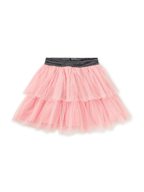 Layered Dot Tulle Skirt
