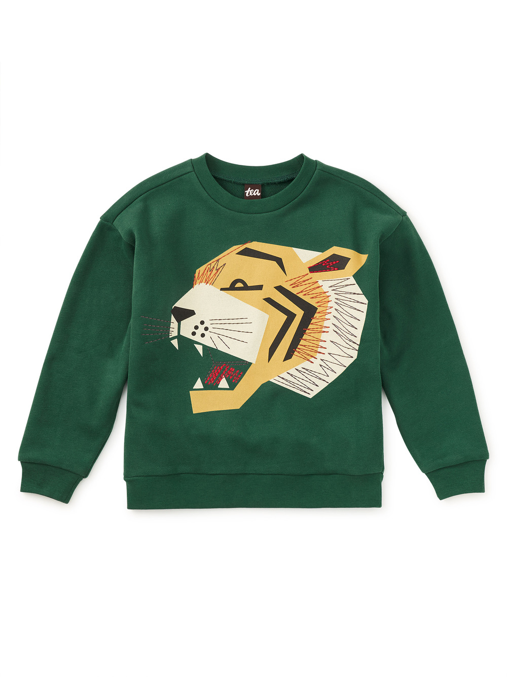 Embroidered Tiger Popover
