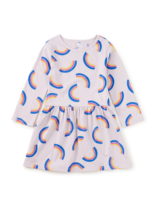  Long Sleeve Skirted Dress