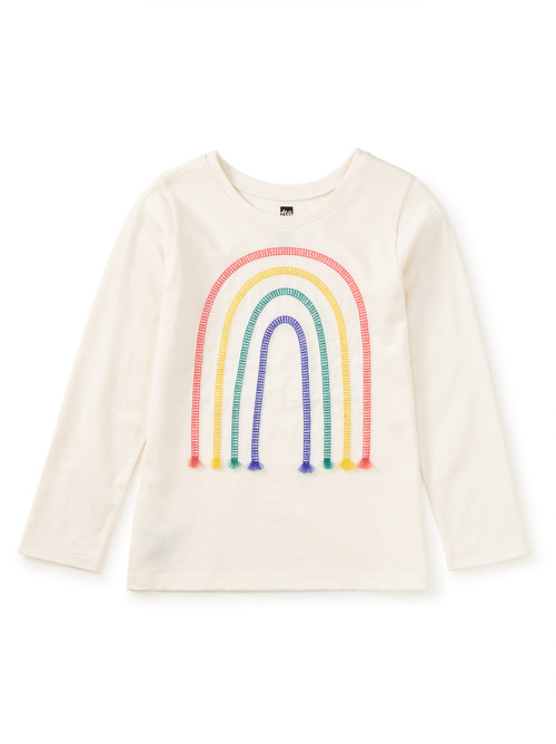  Embroidered Rainbow Tee