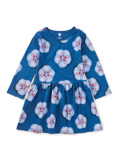  Long Sleeve Skirted Dress