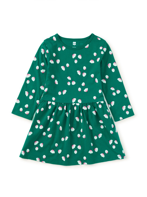  Long Sleeve Skirted Dress