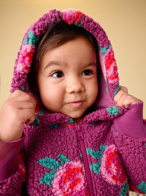 Teddy Fleece Hoodie & Pants Baby Set