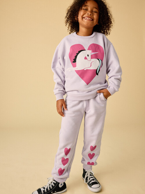 Unicorn & Hearts Popover & Joggers Set