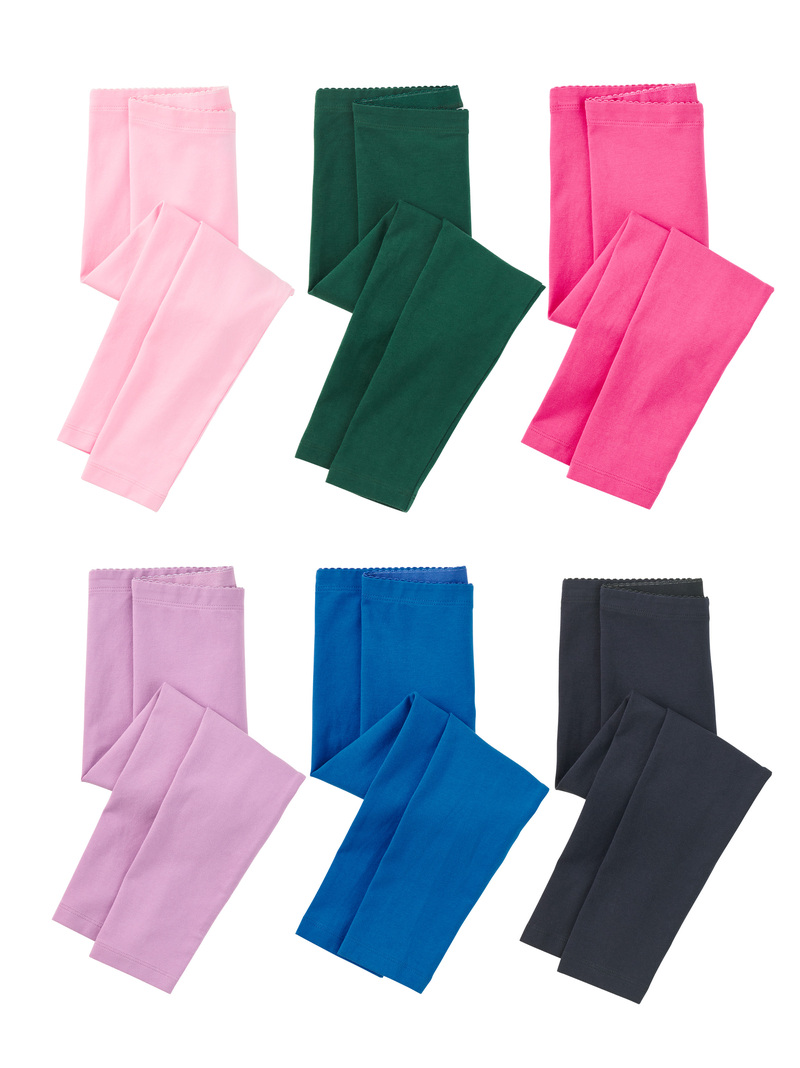 Solid Leggings Bundle (6-Pack)