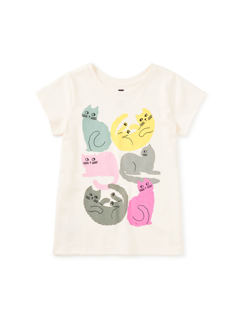 Colorful Cats Graphic Tee