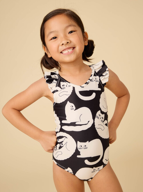 Ruffle One-Piece Swimsuit