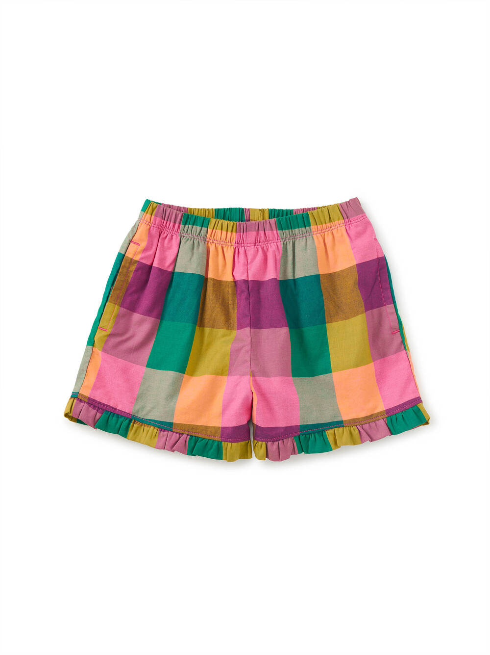 Ruffle Hem Woven Short