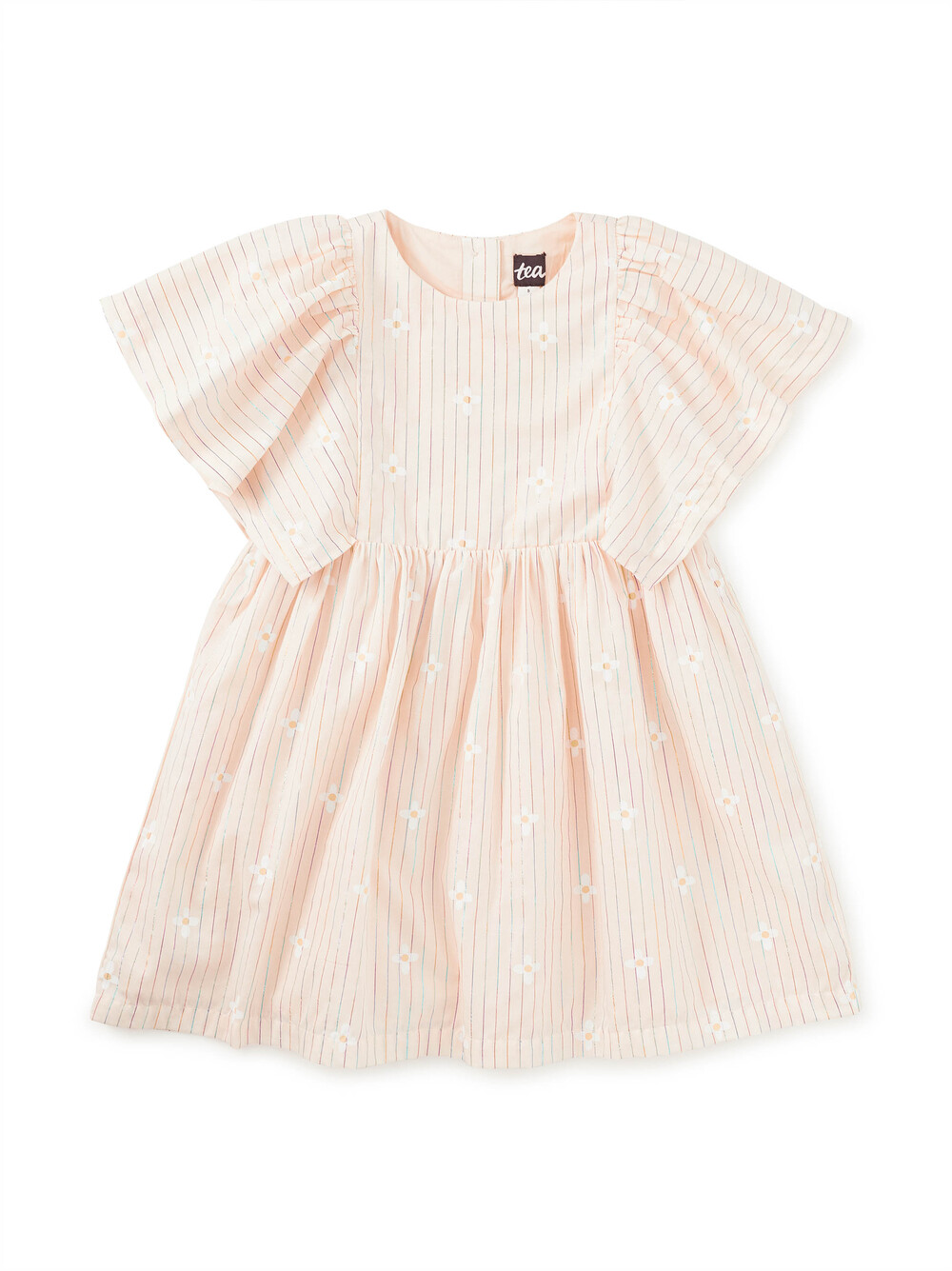 Butterfly Sleeve Twirl Dress