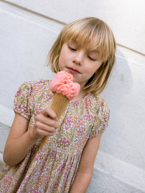 Puff Sleeve Empire Dress