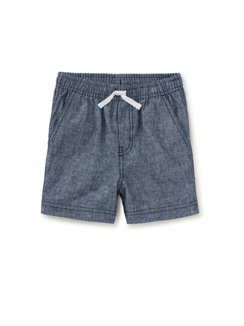  Chambray Sport Shorts