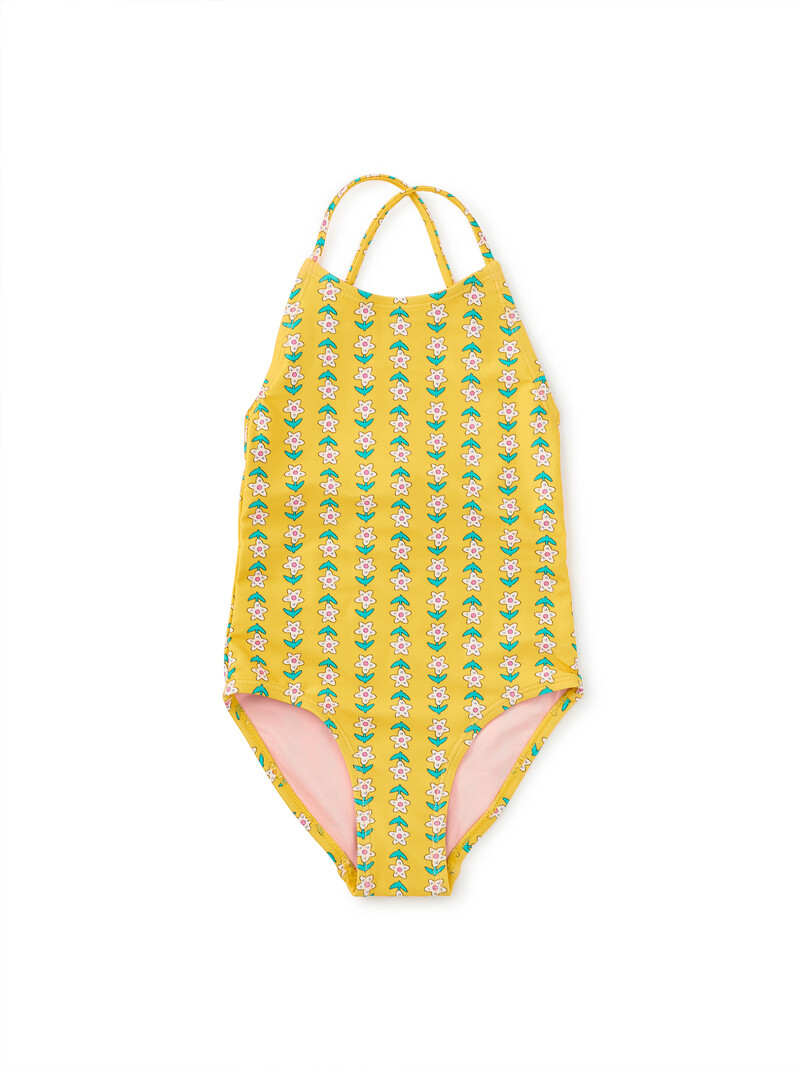 Cross Back One-Piece Swimsuit