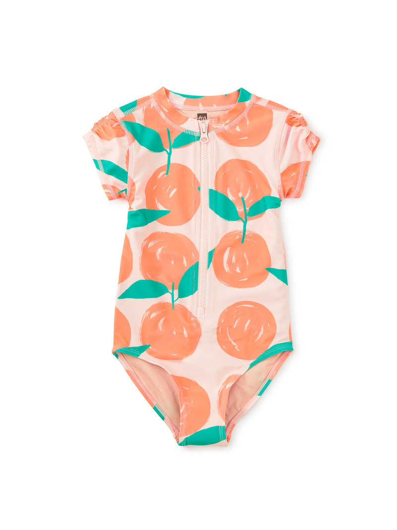 Rash Guard One-Piece Swimsuit