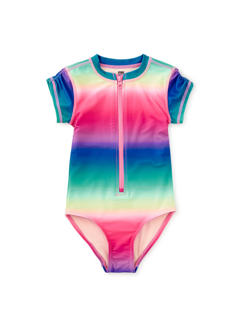  Rash Guard One-Piece Swimsuit