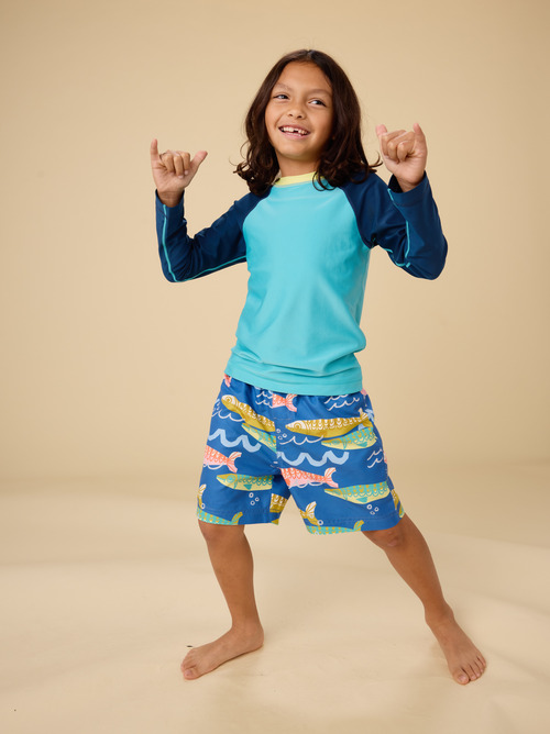 Mid-Length Swim Trunks