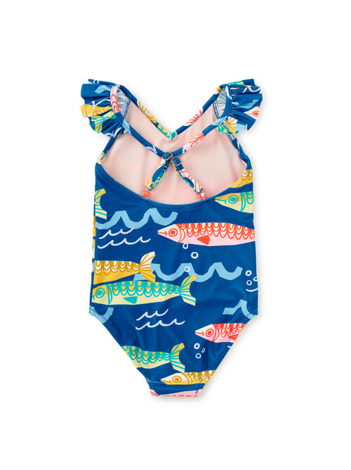 Ruffle One-Piece Swimsuit