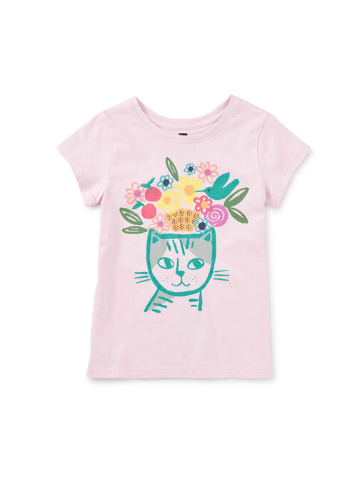  Flora & Feline Double-Sided Graphic Tee