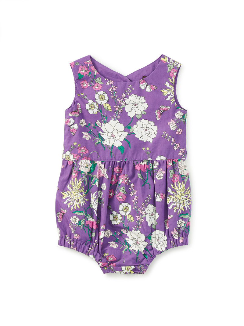 Peek-a-Boo Back Baby Romper