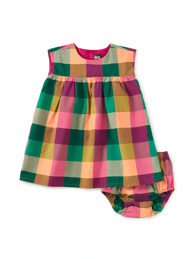 Printed Empire Baby Dress Set