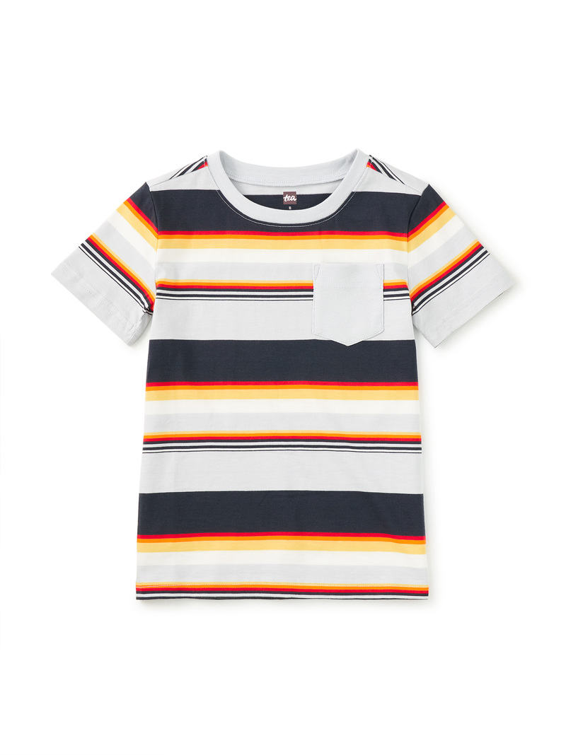 Stripe Pocket Tee