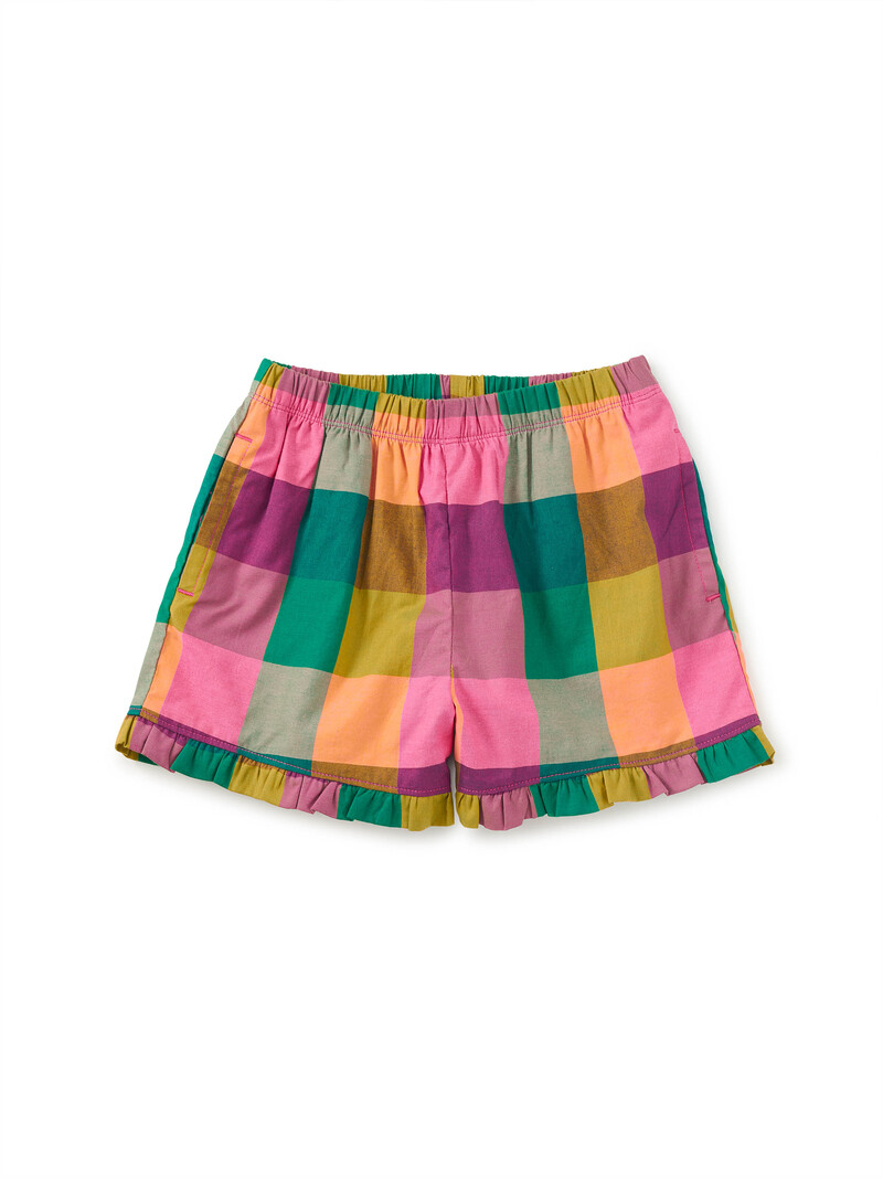 Ruffle Hem Woven Short