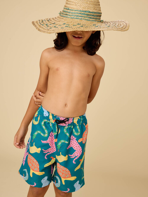 Mid-Length Swim Trunks