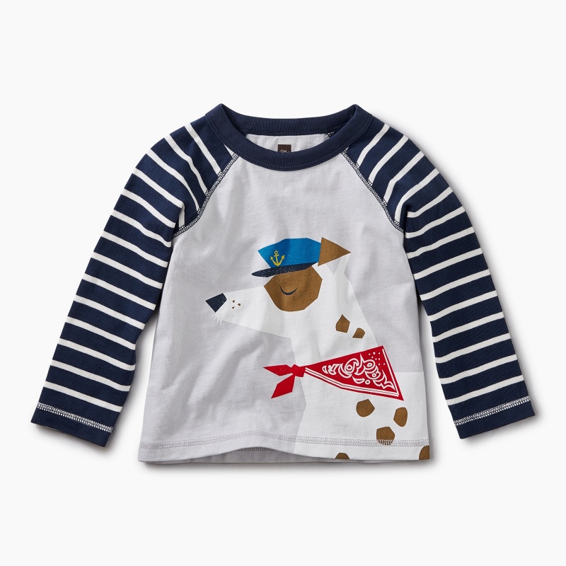 Salty Dog Raglan Graphic Tee