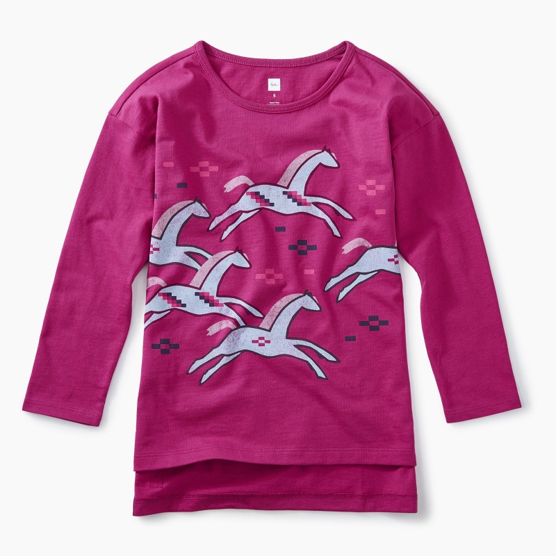 Dakota Horses Tunic Top
