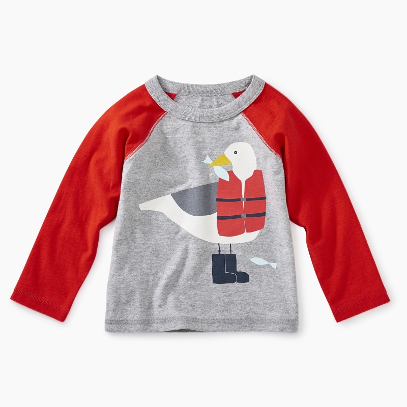 Seagull Raglan Graphic Tee
