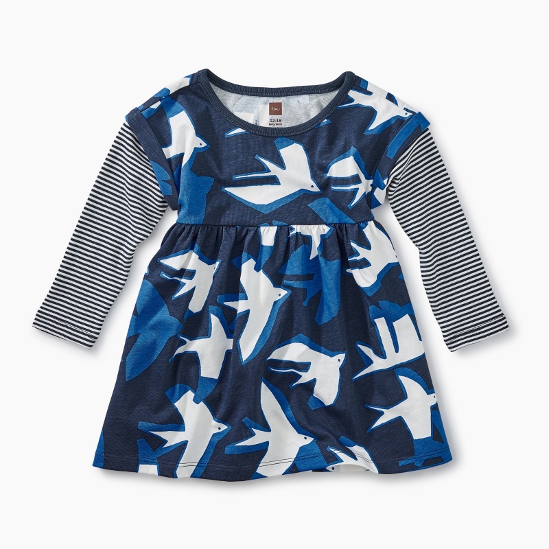 Layered Sleeve Baby Dress
