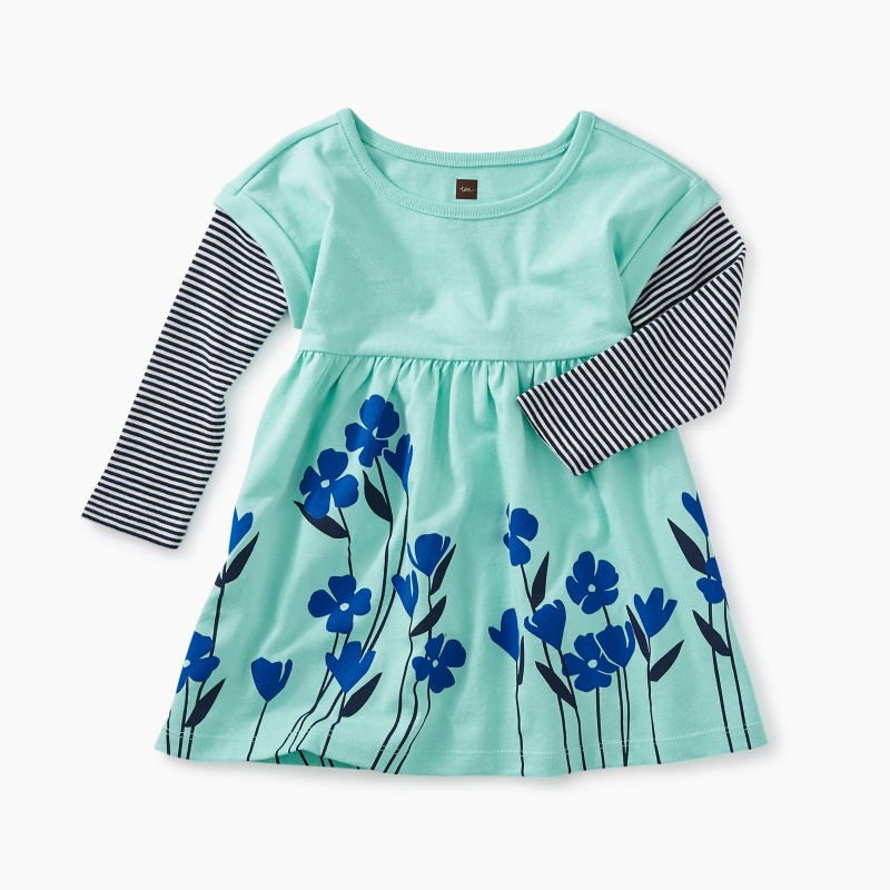 Layered Sleeve Baby Dress