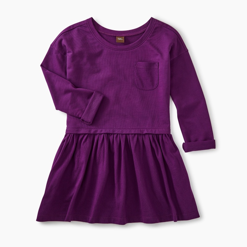Solid Pocket Play Dress