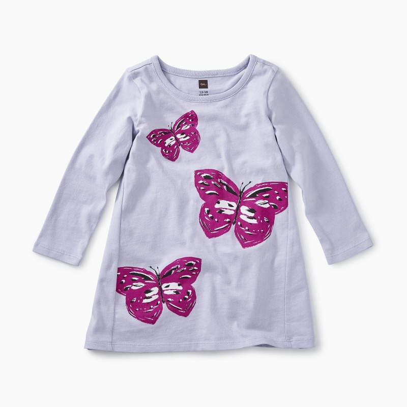 Butterfly Graphic Baby Dress