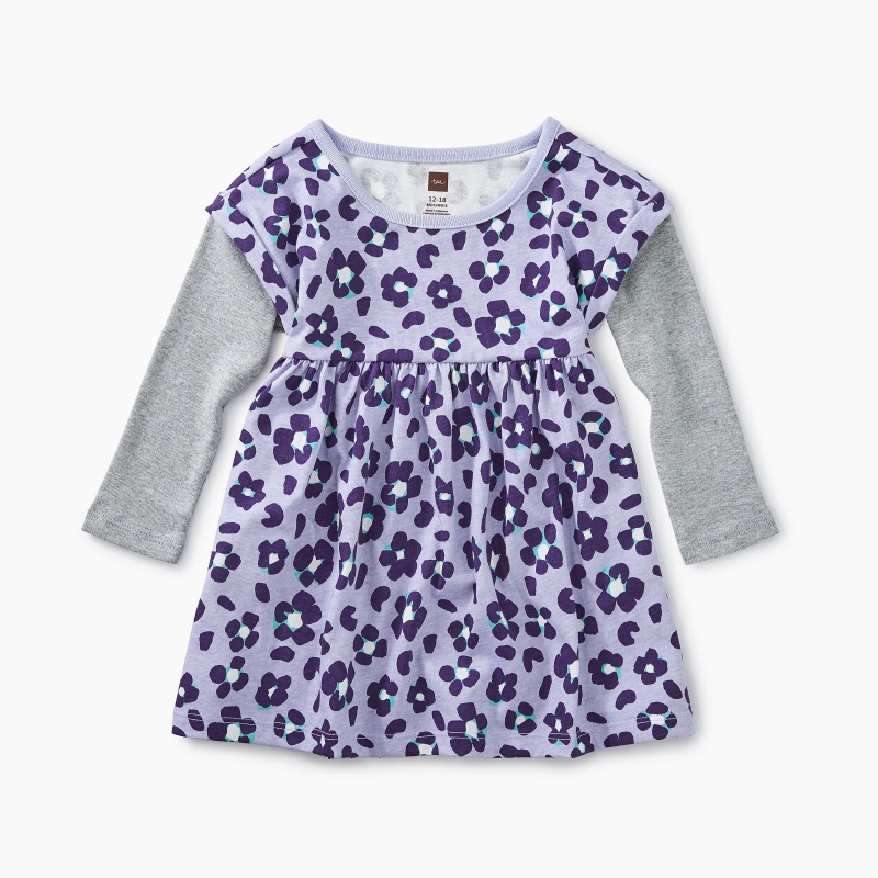Layered Sleeve Baby Dress