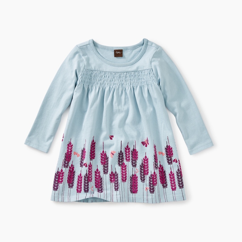 Smocked Graphic Baby Dress