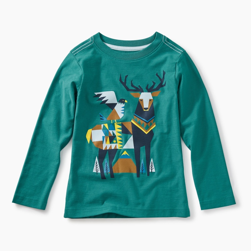 Scandi Stag Graphic Tee