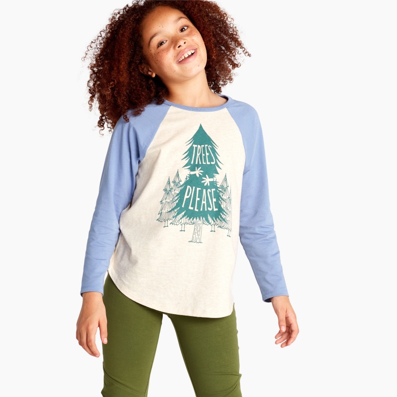 Trees Please Raglan Tee