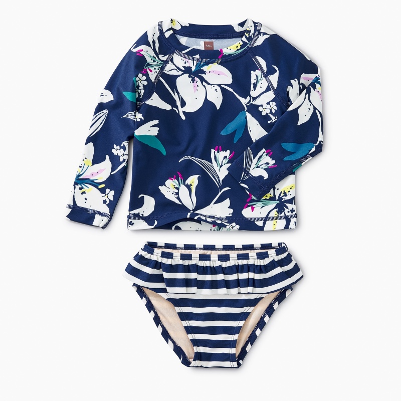 Tropical Lillies Rash Guard Set