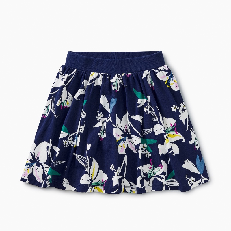Tropical Lilies Twirl Skort