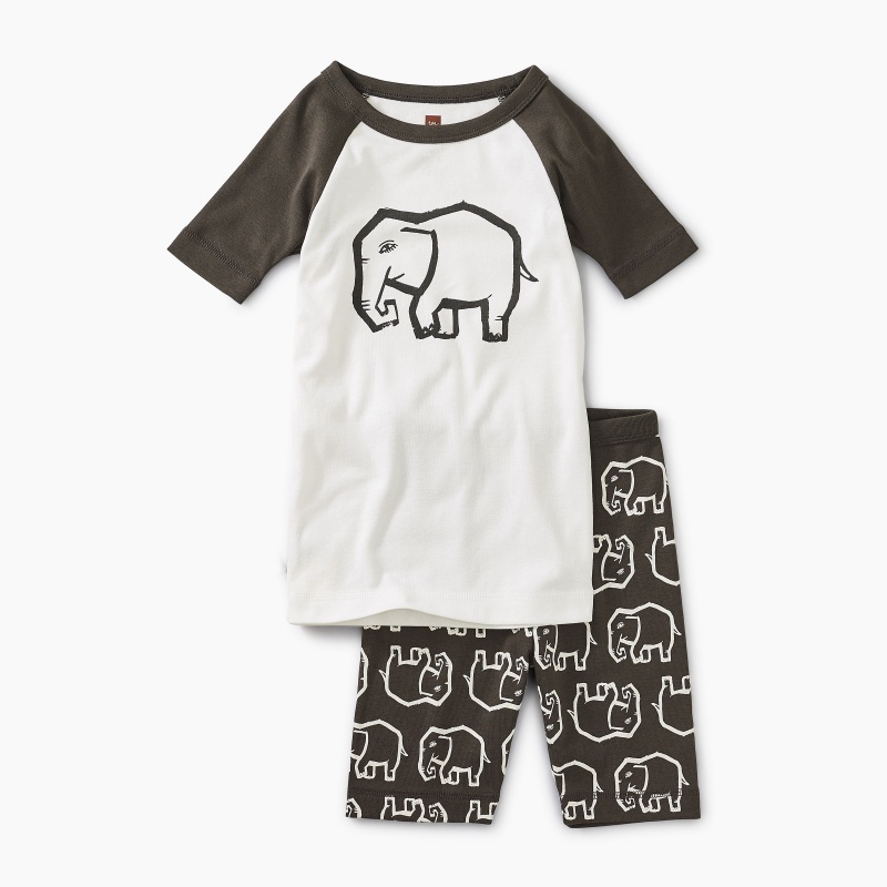 Graphic Shortie Pajamas