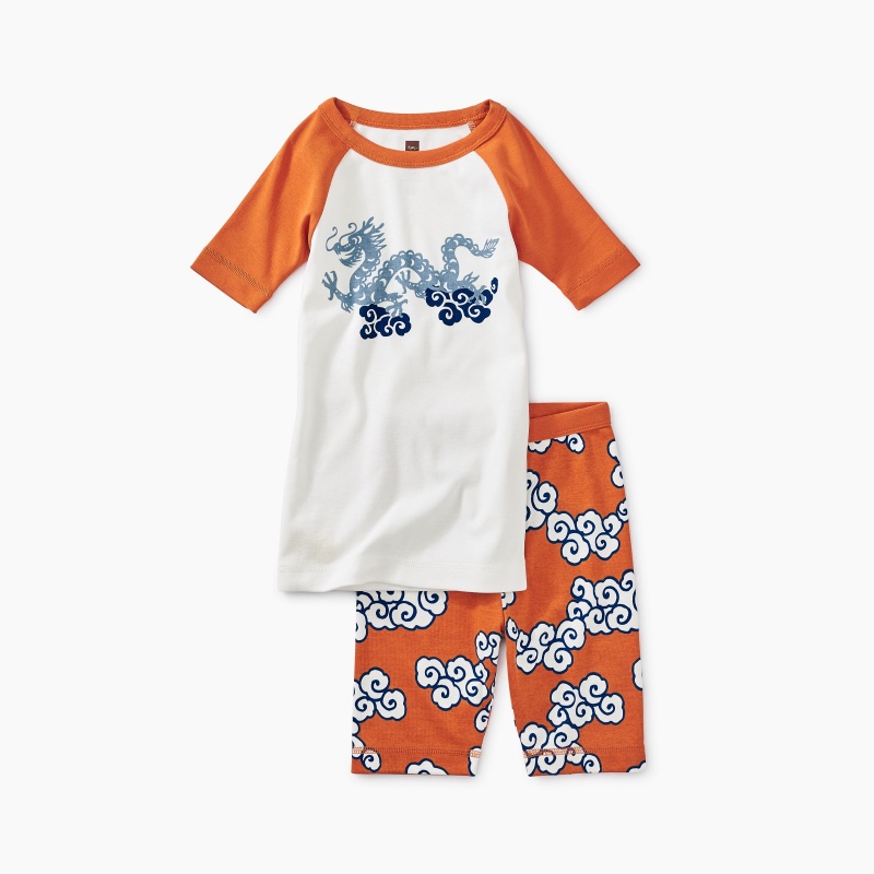 Graphic Shortie Pajamas